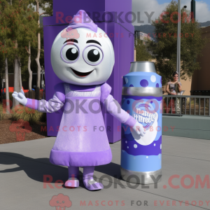 Lavender Soda Can maskot...