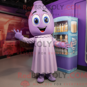 Lavender Soda Can maskot...