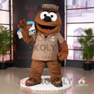 Brun Wedding Cake maskot...