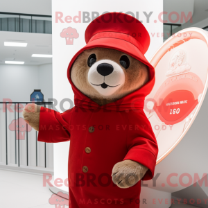 Red Seal-maskotdraktfigur...