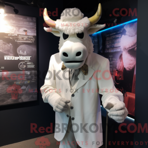 Mascotte de Minotaure blanc...