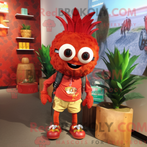Red Pineapple mascot...