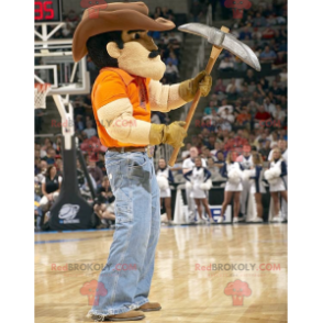 Mascot minero bigotudo - Redbrokoly.com