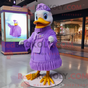 Lavendel And maskot drakt...