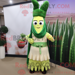Asparges maskot drakt...