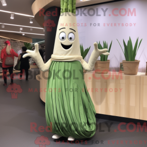 Asperges mascottekostuum...