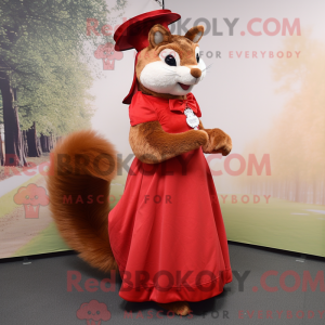 Maskottchenkostüm Rotes...