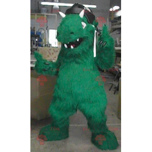 Green dinosaur monster mascot - Redbrokoly.com