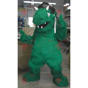 Grøn dinosaur monster maskot - Redbrokoly.com