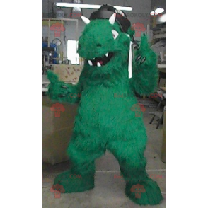 Mascota del monstruo dinosaurio verde - Redbrokoly.com