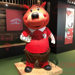 Disfraz de mascota Red Sow...