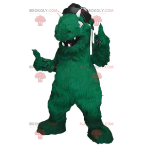 Grön dinosaurie monster maskot - Redbrokoly.com