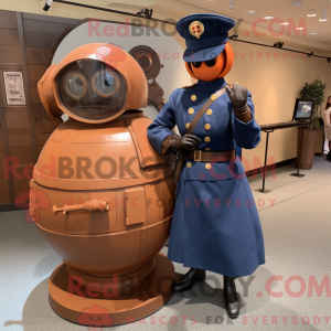 Rust Navy Soldier maskot...