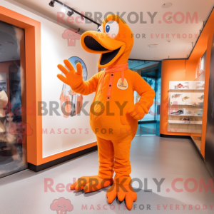 Orangefarbener...