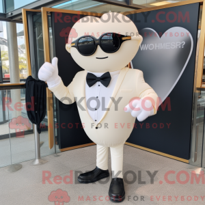 Cream Heart maskot kostume...