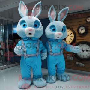 Sky Blue Wild Rabbit...