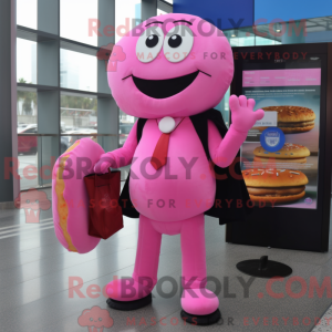 Maskottchenkostüm Pink...