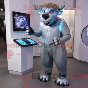 Figura de máscara de búfalo...