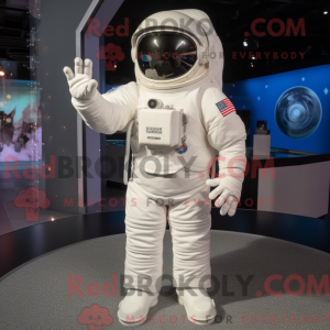 Mascotte d astronaute blanc...