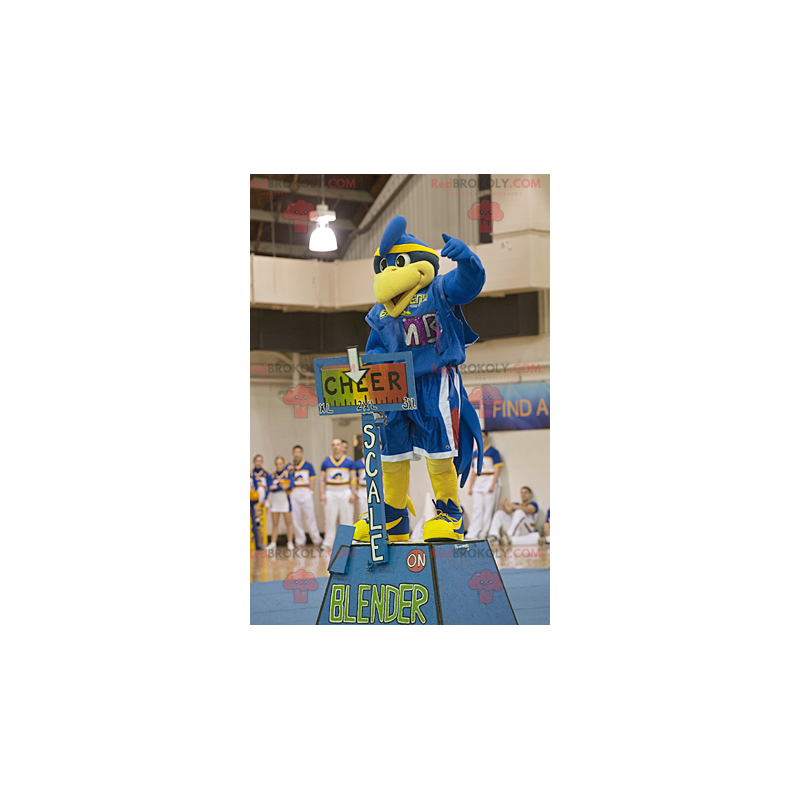 New graduate blue bird mascot - Redbrokoly.com