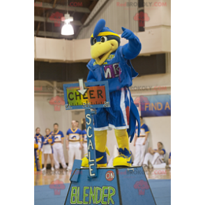 Mascotte d'oiseau bleu de nouveau diplômé - Redbrokoly.com