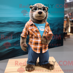 Zeeleeuw mascotte kostuum...