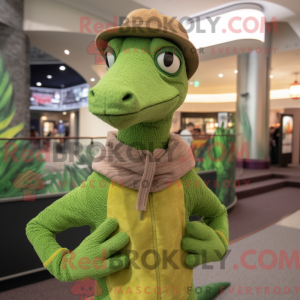 Postava maskota Lime Green...