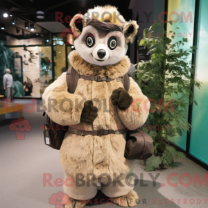 Máscara de Lemur Tan...