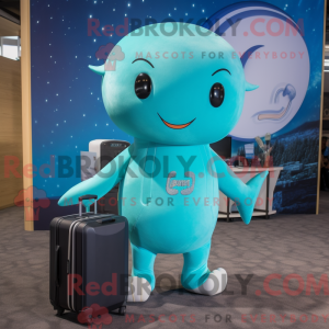 Costume mascotte de narval...