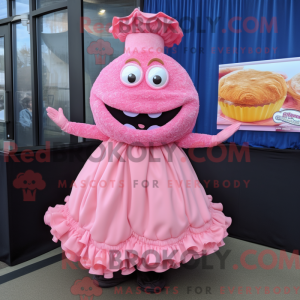 Postava maskota Pink Pulled...