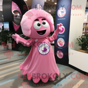 Costume mascotte de Pink...