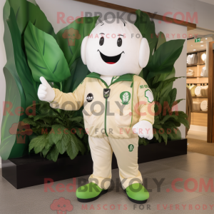 Cream Beanstalk maskot...