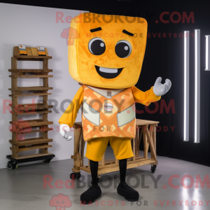 Maskot maskota Grilled...