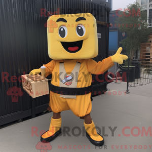 Maskot maskota Grilled...