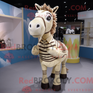 Figura de máscara de zebra...