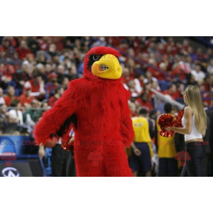 Black and yellow red eagle mascot - Redbrokoly.com