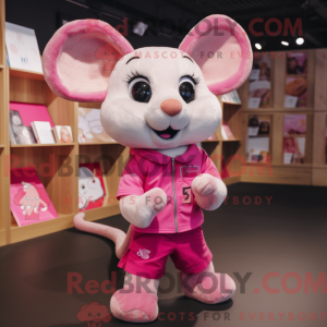 Maskottchenkostüm Rosa...