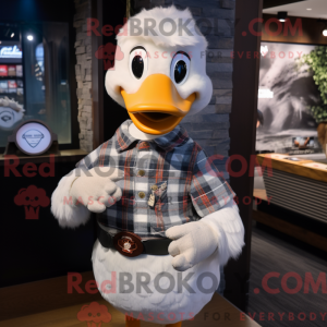 Witte Zwaan mascottekostuum...