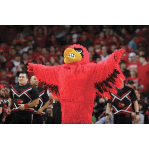 Mascotte dell'aquila rossa nera e gialla - Redbrokoly.com