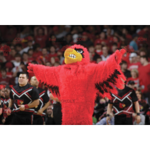 Black and yellow red eagle mascot - Redbrokoly.com