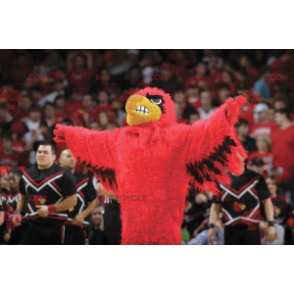 Mascotte dell'aquila rossa nera e gialla - Redbrokoly.com