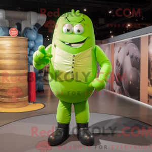 Lime Green Human Cannon...