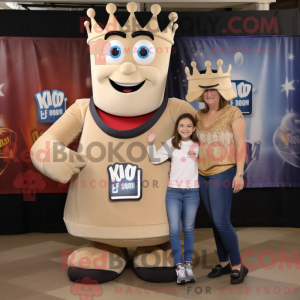 Costume mascotte de roi...