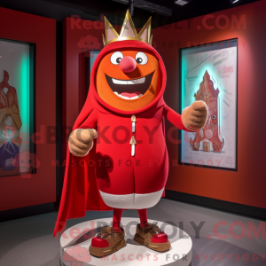 Red King-maskotdraktfigur...