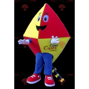 Mascote pipa vermelho amarelo e azul - Redbrokoly.com