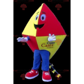 Mascotte aquilone rosso giallo e blu - Redbrokoly.com