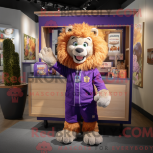 Disfraz de mascota Purple...