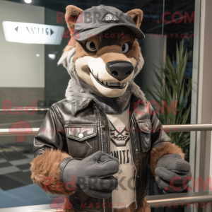 Gray Thylacosmilus mascot...