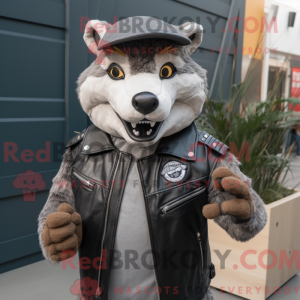 Gray Thylacosmilus mascot...