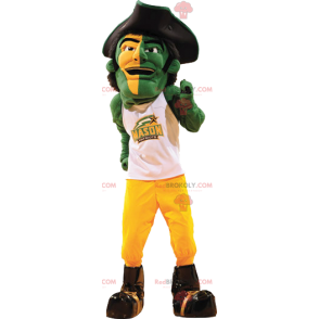 Pirat maskot mann med stor hatt - Redbrokoly.com